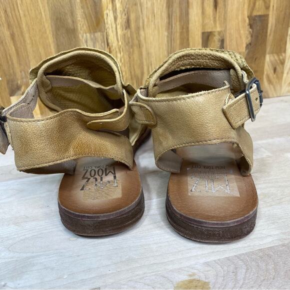 Miz Mooz Fido Leather Embroidered Studded Sandal 9.5/ 41  Miz Mooz Fido Leather Embroidered Studded Sandal 9.5/ 41
